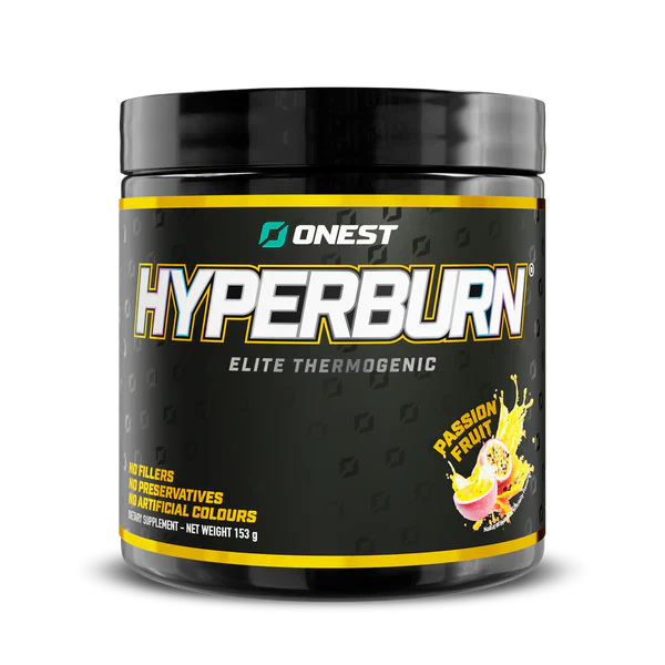 ONEST HYPERBURN ONEST product image featuring a passion fruit-inspired design with vibrant colors and sleek modern style.