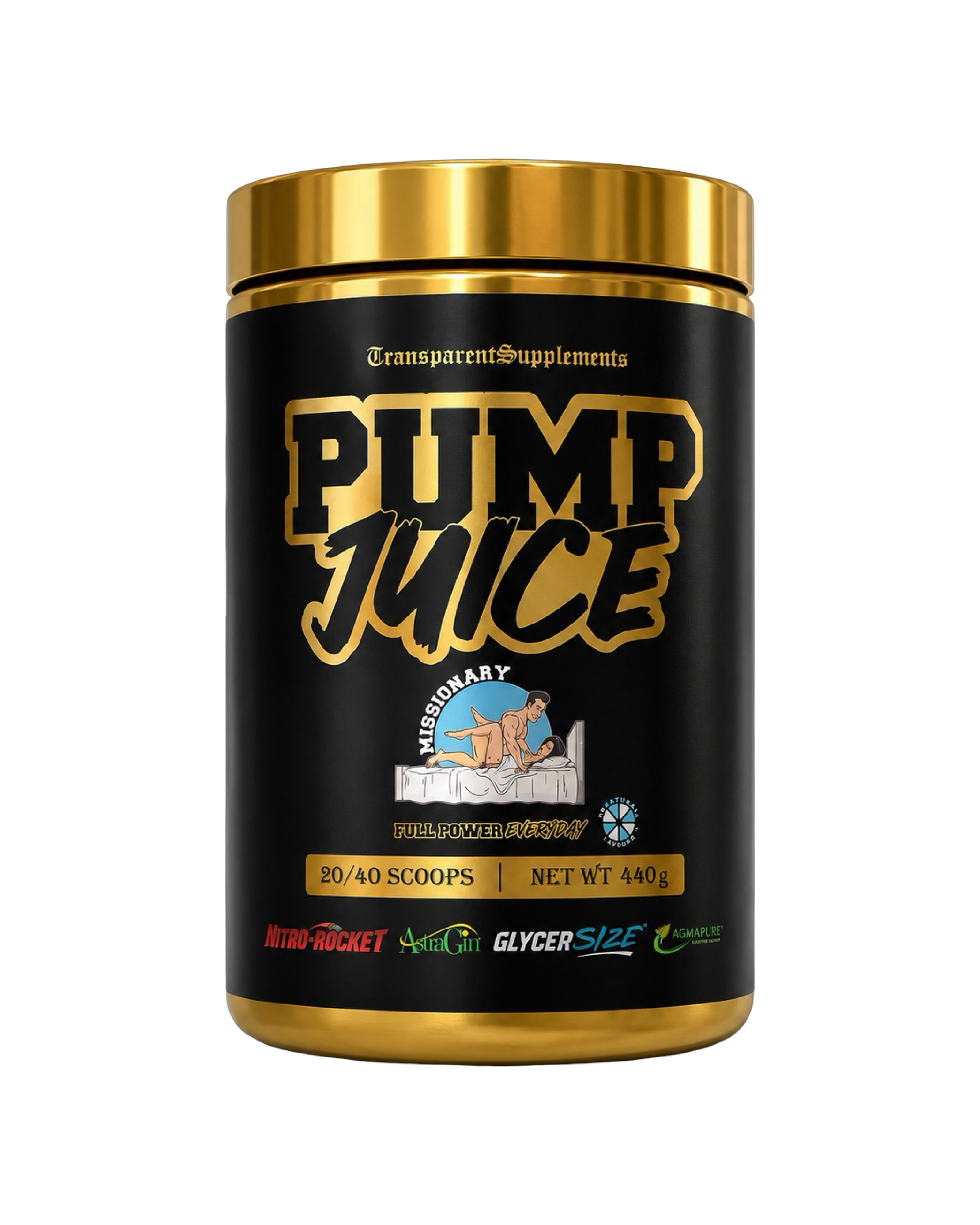 Pump Juice Non-Stimulant pre-workout supplement bottle from The X Athletics, featuring a clean label design.