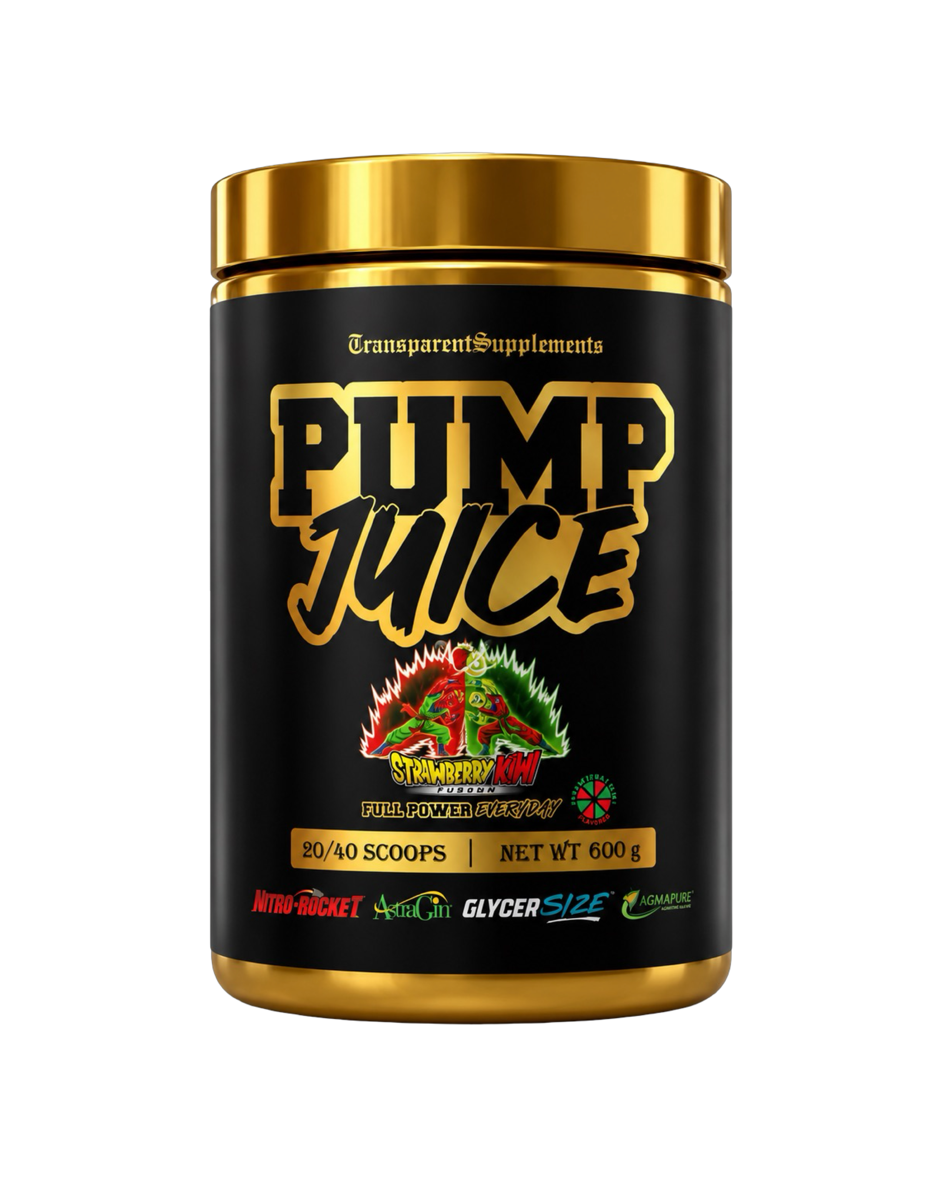 Pump Juice non-stimulant pre-workout supplement by The X Athletics, showing the product bottle with branding and label.