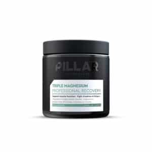 Nutrition Mania Recovery Stack supplement bottles with capsules and powder for post-workout recovery and muscle repair.