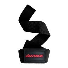 VANTAGE single tail lifting straps by VANTAGE STRENGTH, featuring durable nylon webbing with reinforced stitching for heavy lifting.