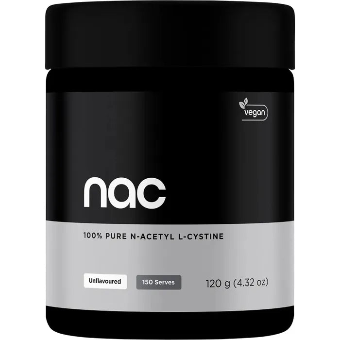 Switch Nutrition N-Acetyl L-Cysteine (NAC) supplement bottle with capsules, showcasing the product label and packaging.