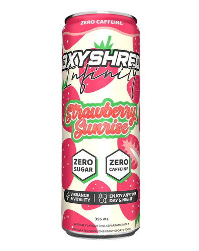 EHP LABS OXYSHRED Infinity can with vibrant label design, showcasing the EHP LABS dietary supplement for energy and fat burning.