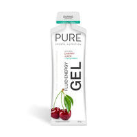 Pure Sports Nutrition Pure Fluid Energy Gel in a squeeze packet, designed for quick energy during sports and athletic activities.