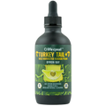 LIFE CYKEL Turkey Tail Double Extract supplement bottle showing label with product name and brand, placed on a white background.