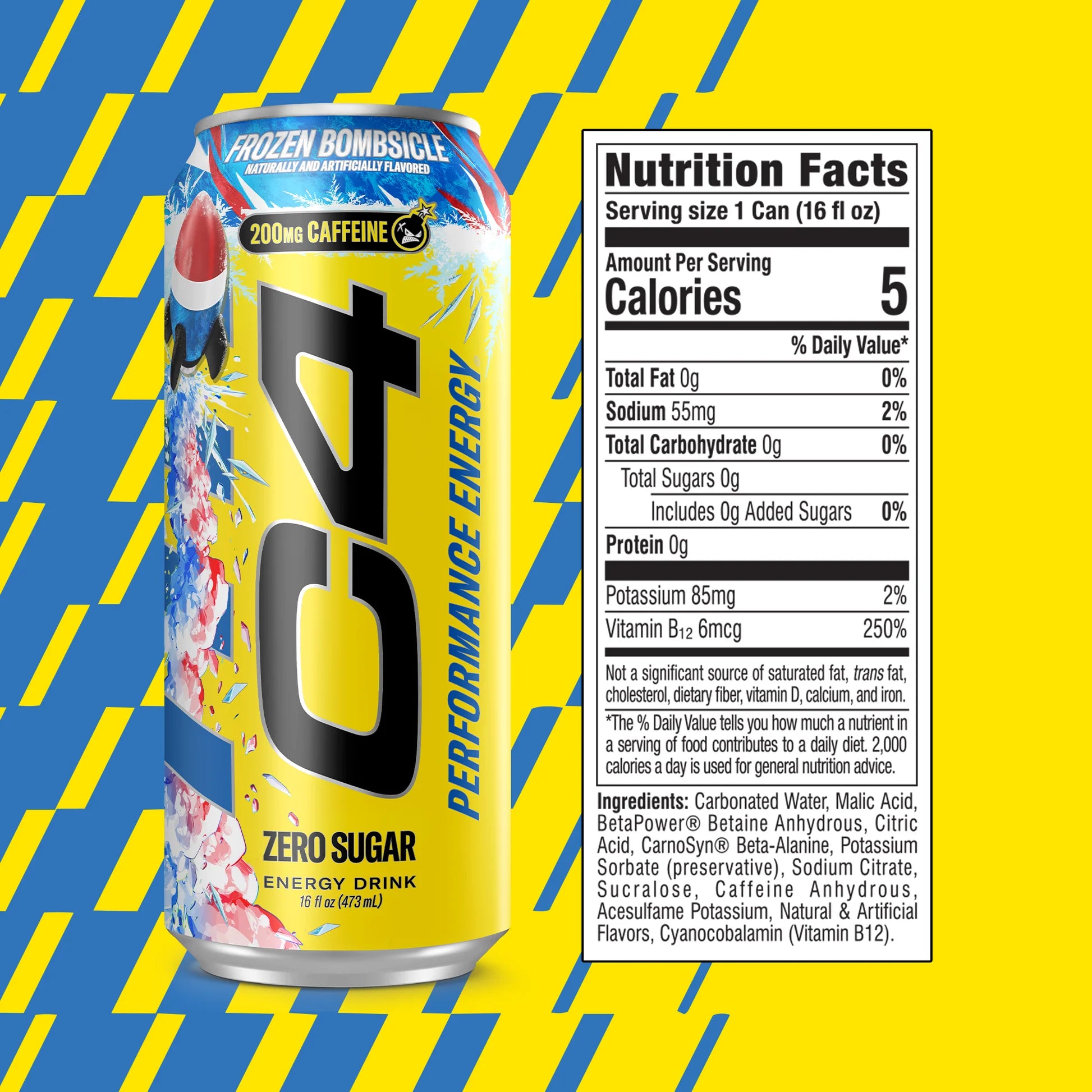 Cellucor C4 Carbonated RTG pre-workout supplement can with a vibrant label and logo, showcasing the energy-boosting formula.