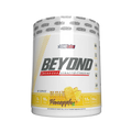 EHP LABS Beyond BCAA + EAA powder in Fijian Pineapple flavor, showing the colorful container and scoop with pineapple flavor imagery.