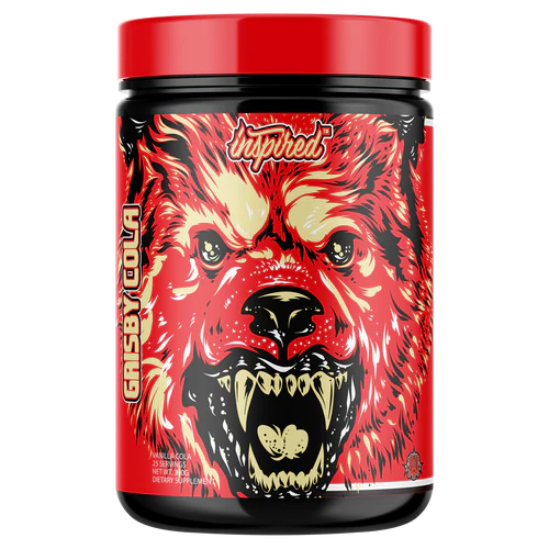 INSPIRED NUTRACEUTICALS DVST8 BBD dietary supplement container with label showing flavor Grisby Cola and 25 servings.