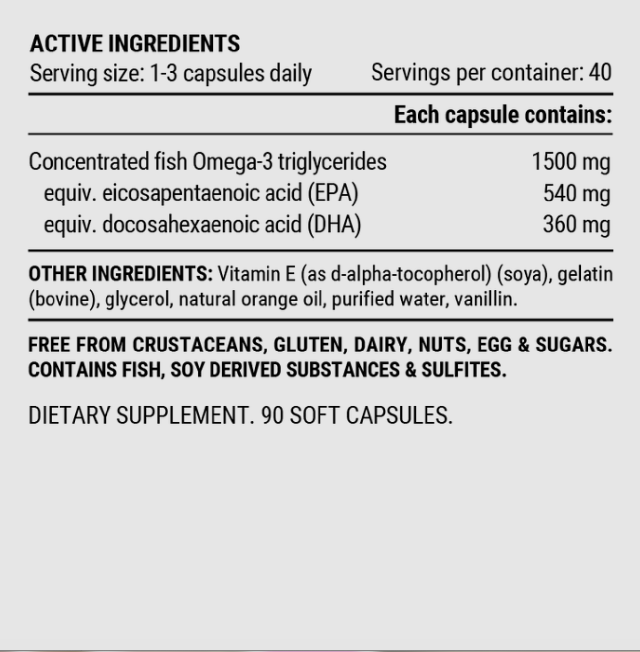 Pillar Performance Ultra Omega Joint Freedom capsules, 90 softgel capsules for joint support and mobility.