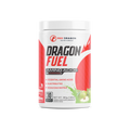 Red Dragon Nutritionals Dragon Fuel Aminos + Hydration powder in a bright orange container with a label featuring dragon imagery and flavor details.