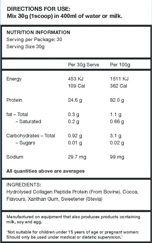 Container of Reset Nutrition Collagen Protein powder with scoop, showing the product label and packaging.