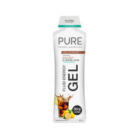 Pure Sports Nutrition Pure Fluid Energy Gel in a small, portable tube, designed for quick energy boost during sports activities.
