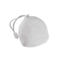 VANTAGE chalk ball in white, 56g, from VANTAGE STRENGTH, shown in the image with a compact chalk ball for climbing or gym use.