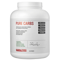 GENTEC GEN-TEC PURE CARBS container with white label, supplement for energy and muscle recovery, on a plain background.