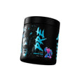 Black Wolf Nutrition Pre-Workout supplement container with black and bold design, showcasing the Black Wolf Pre-Workout label.