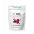 Pure Sports Nutrition PURE BEET ENDURANCE supplement container with a label showing the product name and branding.