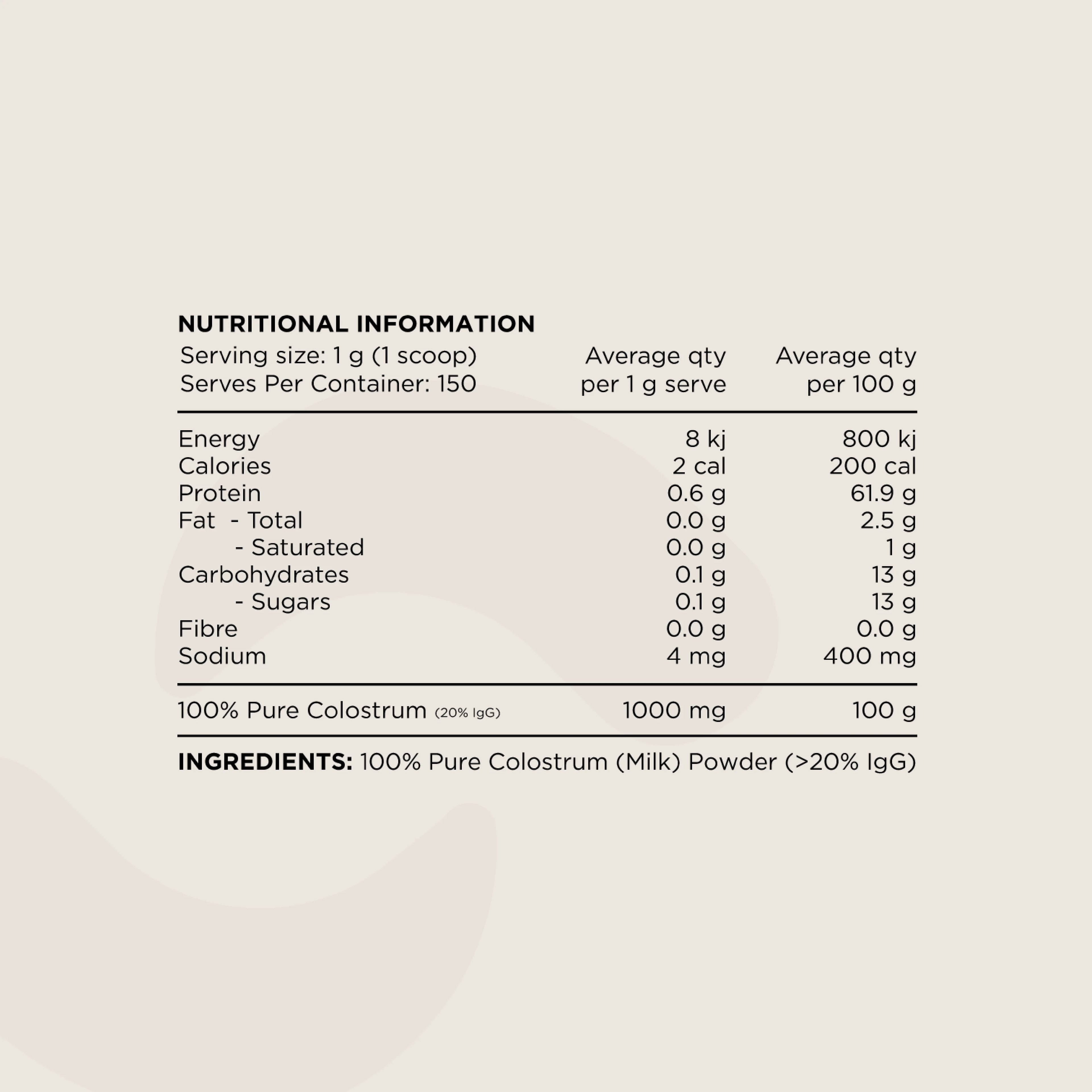 Switch Nutrition Colostrum supplement in a container, featuring natural, nutrient-rich colostrum for immune support and health.
