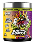Zombie Labs King of Pumpz action figure with detailed zombie-themed design and vibrant colors, posed in a dynamic stance.