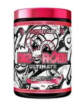 FACTION LABS Disorder Ultimate supplement bottle with label showing product details and branding on a plain background