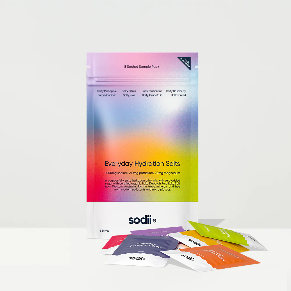 Sodii Everyday Hydration Salts - 8 Sachet Sample Pack