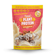 Macro Mike Plant-Based Protein powder container with label, showcasing the MACRO MIKE brand logo and product details.
