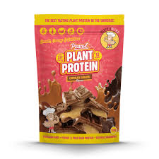 Macro Mike Plant Based Protein powder in a sleek container, showcasing the MACRO MIKE brand and product label.