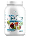 Reset Nutrition Collagen Protein in 900g container with apple juice flavor, showing the powder and packaging.