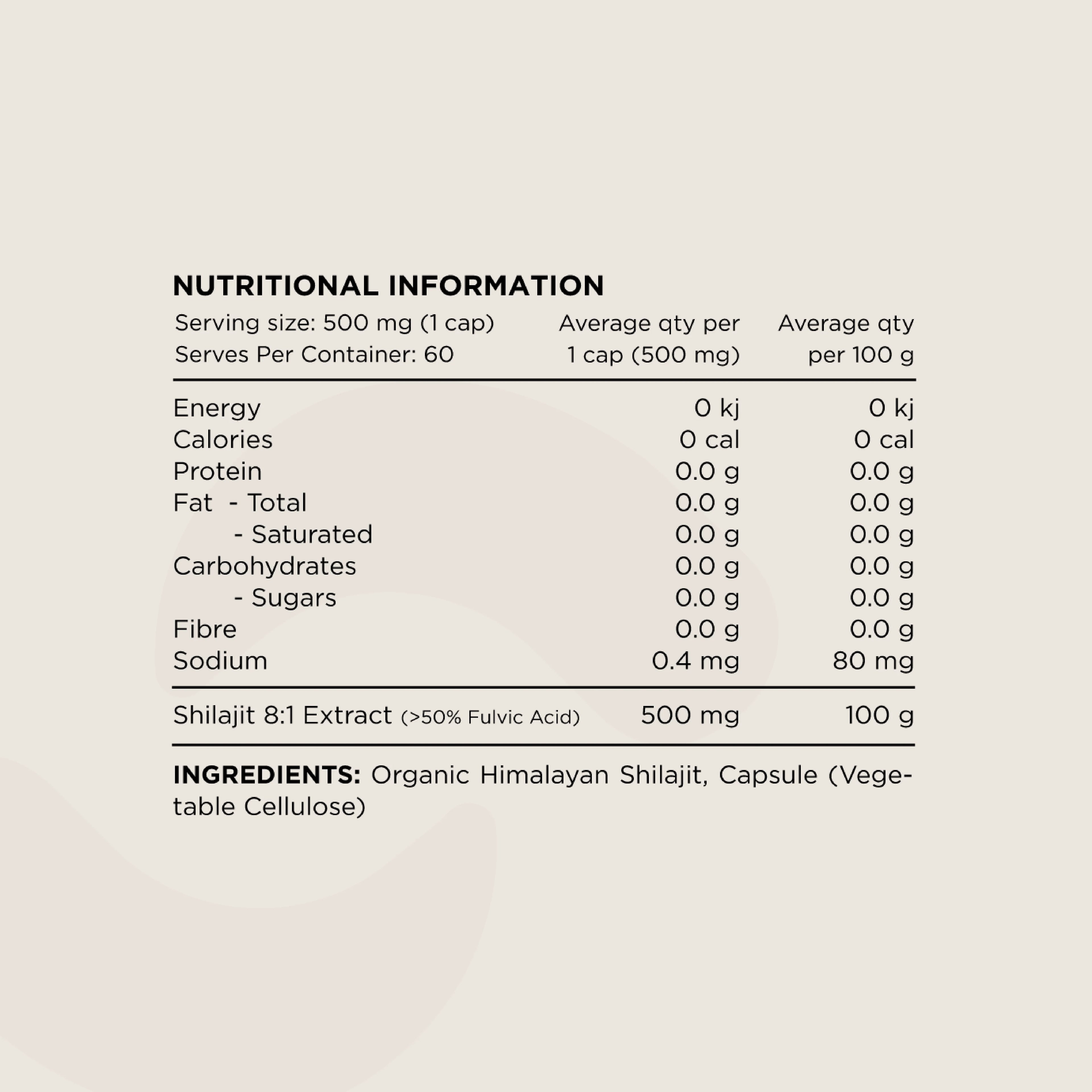 Switch Nutrition Shilajit supplement in a container, showcasing the natural resin extract used for health and wellness.