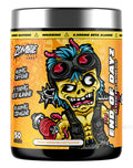 Zombie Labs End of Days Manic Mango Nectar energy drink can with vibrant label design and colorful branding.